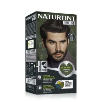Naturtint MEN 1N Black Coloration cheveux capillaire permanente Noir pour homme 170ml